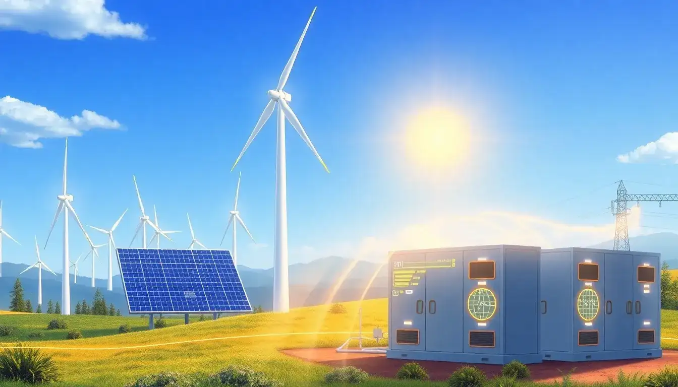 How does energy storage improve the reliability of wind-solar hybrid systems