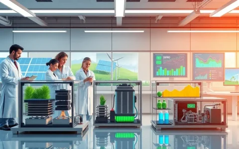 Are there any technologies being developed to reduce emissions from utility-scale batteries