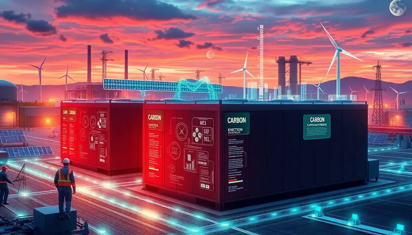 What are the main challenges in reducing emissions from battery energy storage systems