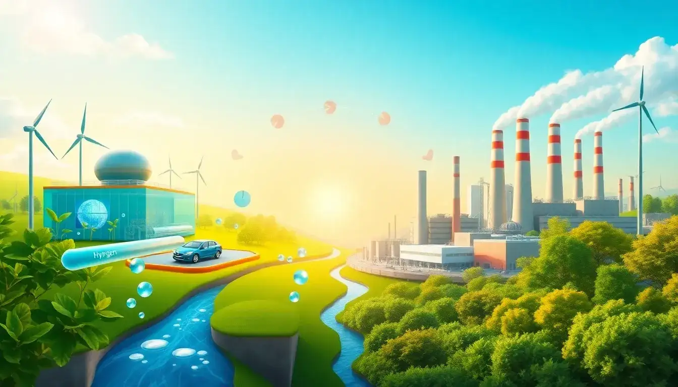 How does green hydrogen compare to other low-carbon fuels in terms of emissions reduction