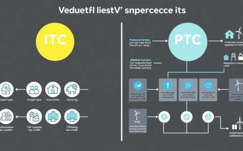 What are the main differences between ITC and PTC in terms of eligibility and application