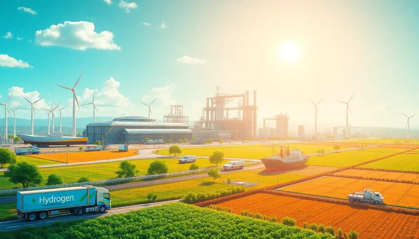 What industries are currently adopting green hydrogen the most