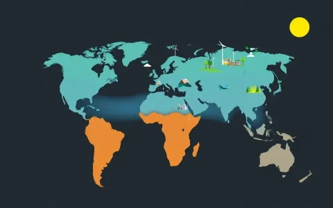 How does the efficiency of green hydrogen production vary by region