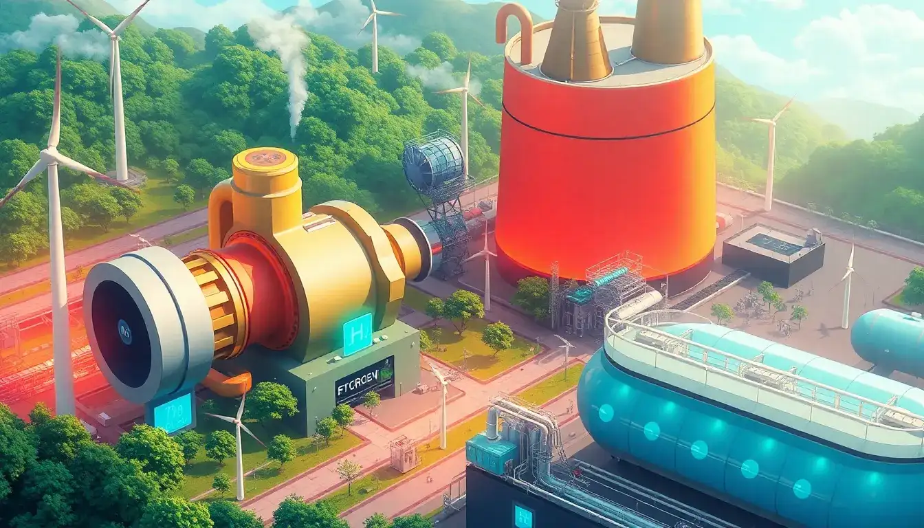 What are the main challenges in integrating green hydrogen into natural gas peaking plants