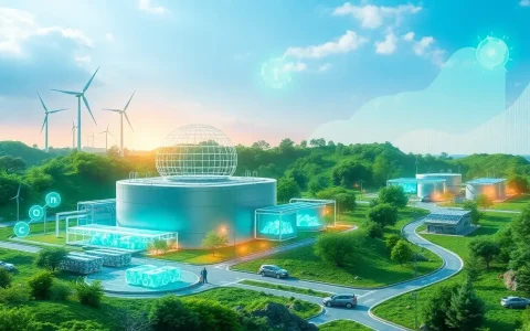 What role does green hydrogen play in reducing carbon emissions through energy storage