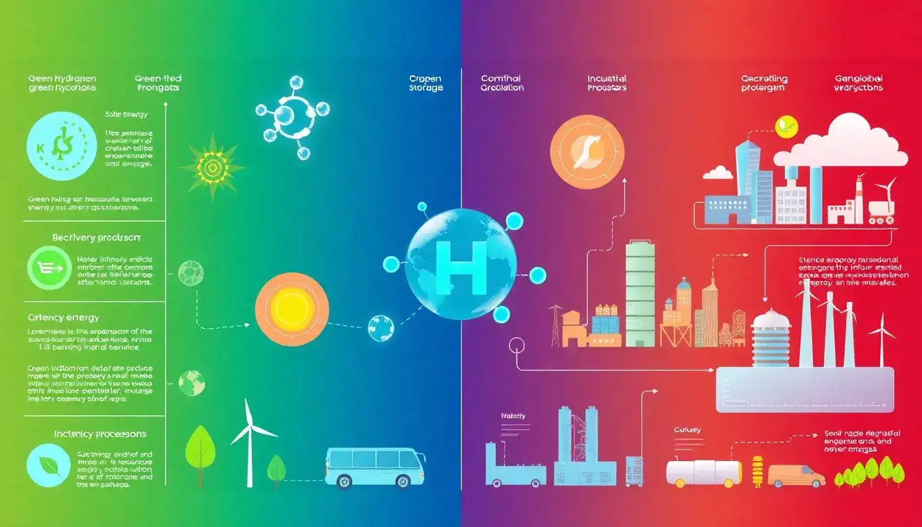 How does green hydrogen compare to other low-carbon energy solutions