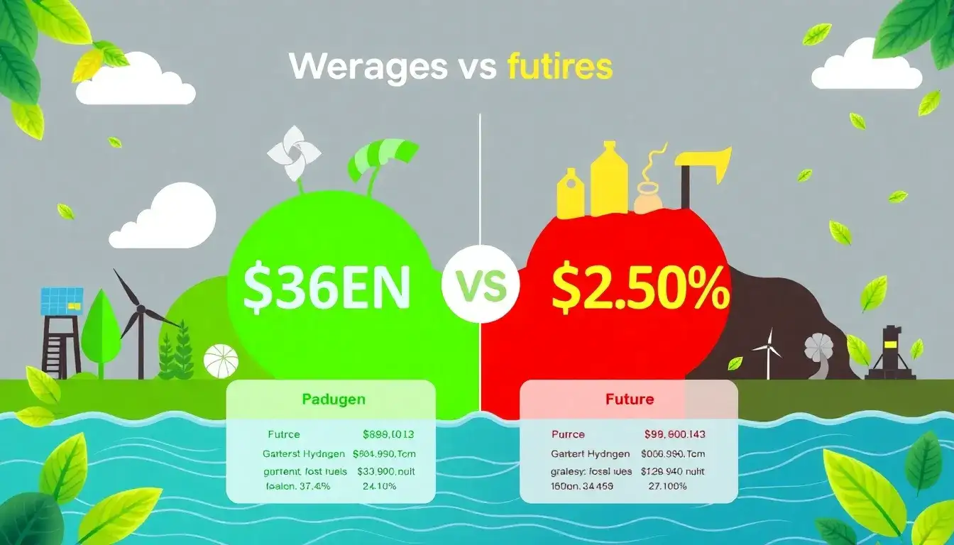 How does the cost of green hydrogen compare to traditional fossil fuels