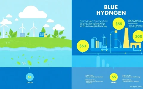 How does the cost of green hydrogen compare to blue hydrogen