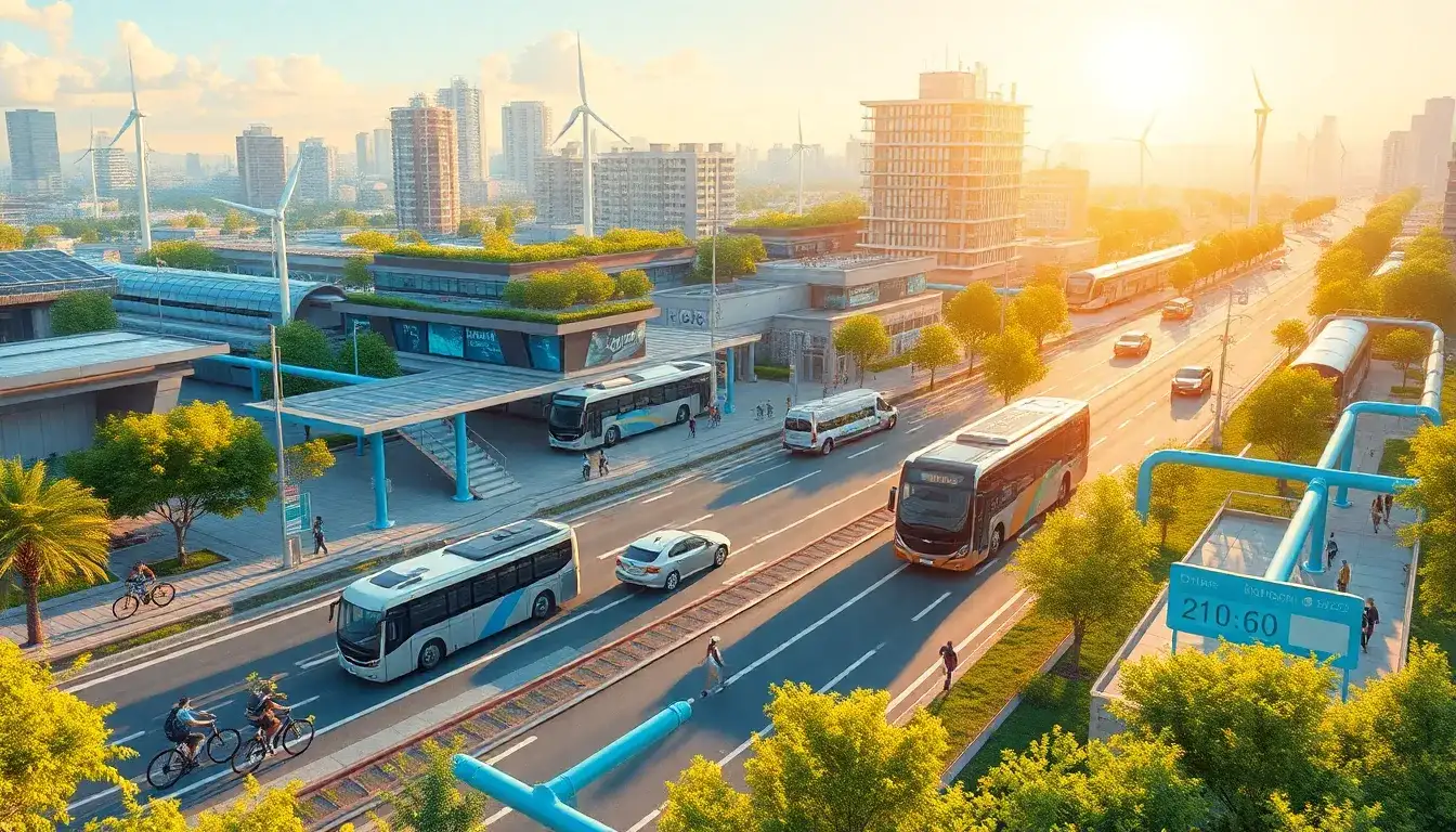How is green hydrogen impacting the transportation sector