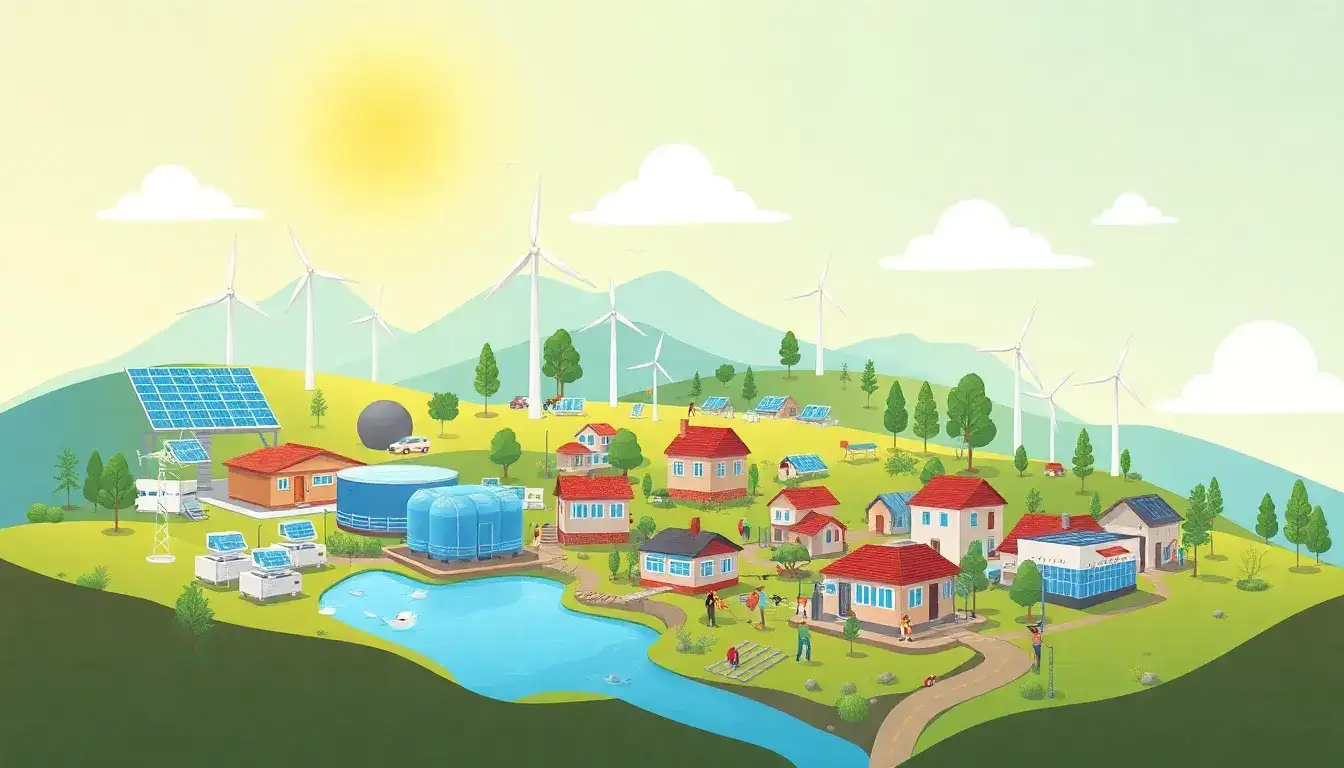 What role does hydrogen play in decentralizing power generation