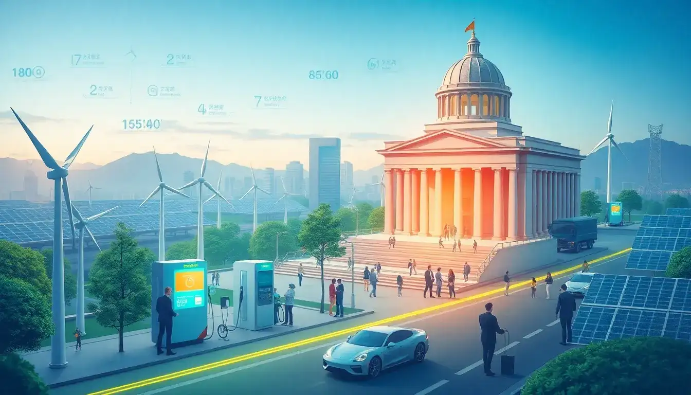 How do government incentives impact the cost competitiveness of green hydrogen