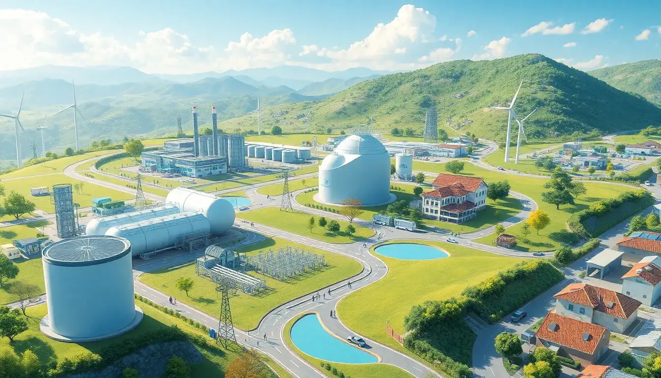 What role do regional hydrogen hubs play in the adoption of green hydrogen