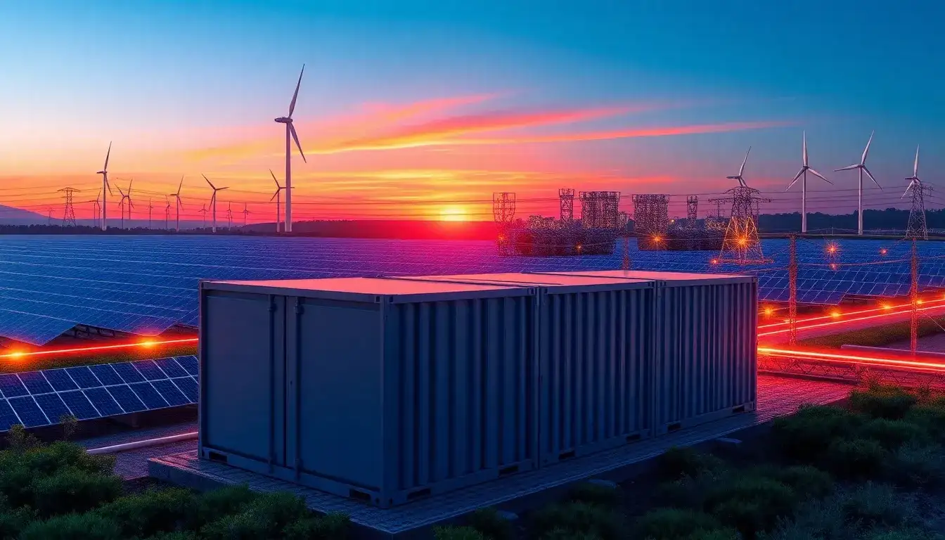 What role do utility-scale batteries play in integrating renewable energy into the grid