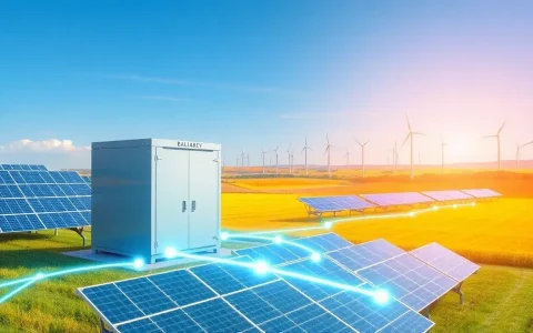 How do utility-scale batteries support the integration of solar and wind energy