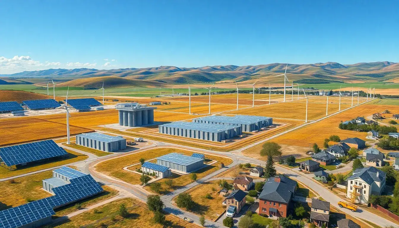 How do utility-scale batteries contribute to grid stability