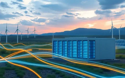 How do utility-scale batteries help manage energy fluctuations from renewable sources
