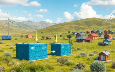 What are the economic benefits of using utility-scale batteries in isolated grids