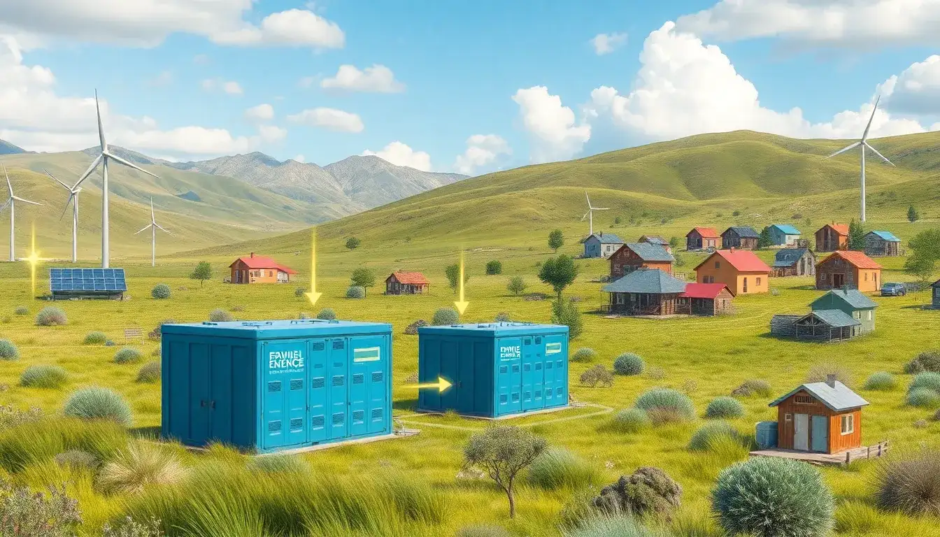 What are the economic benefits of using utility-scale batteries in isolated grids