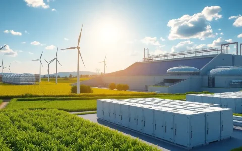 What types of renewable energy sources are typically paired with utility-scale batteries