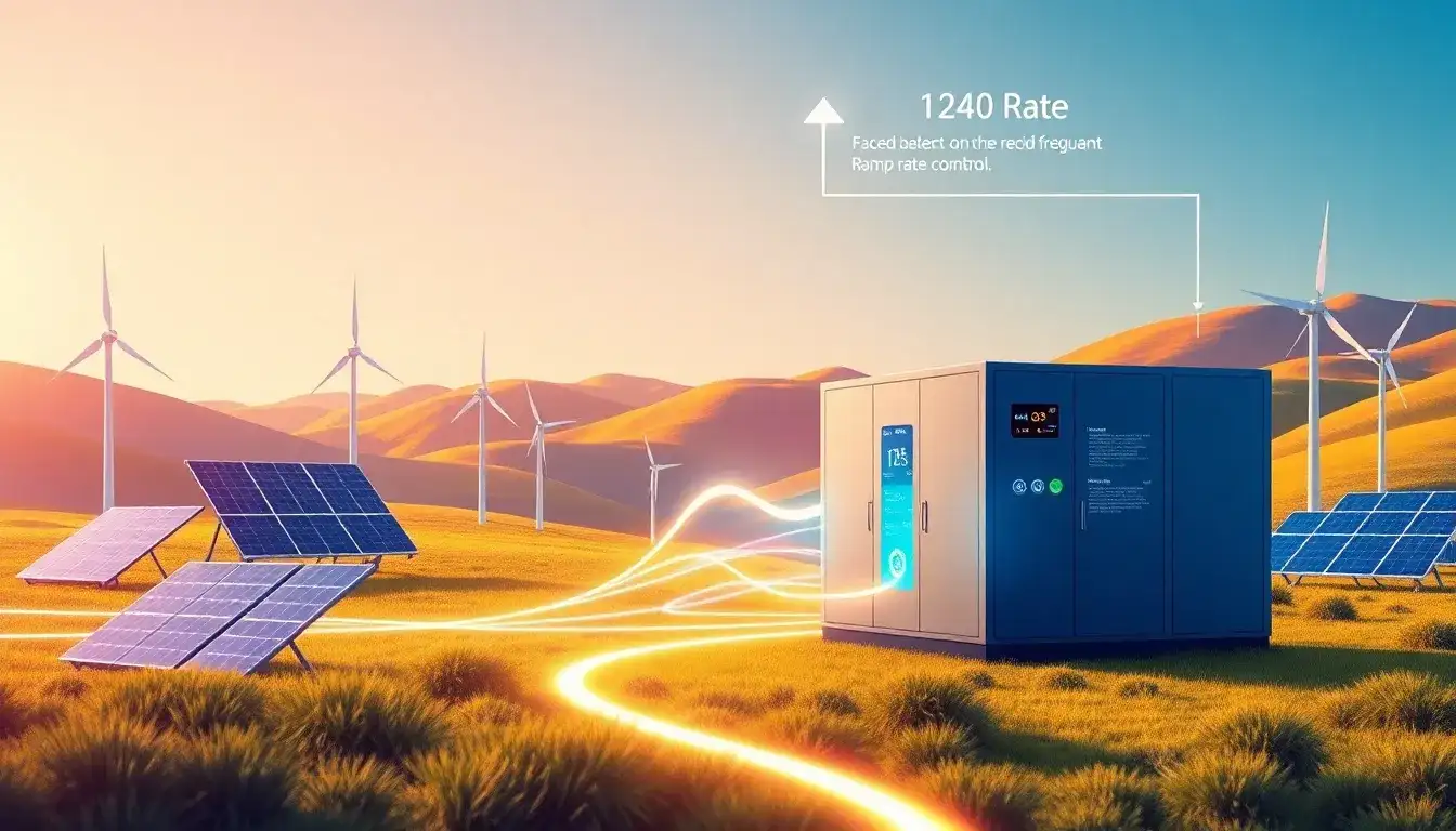 How do utility-scale batteries contribute to frequency regulation and ramp rate control