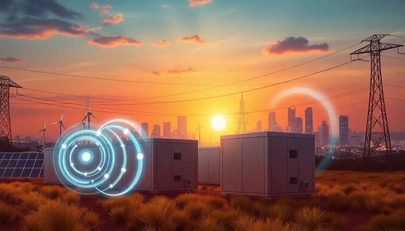 How do utility-scale batteries contribute to grid stability during peak demand periods