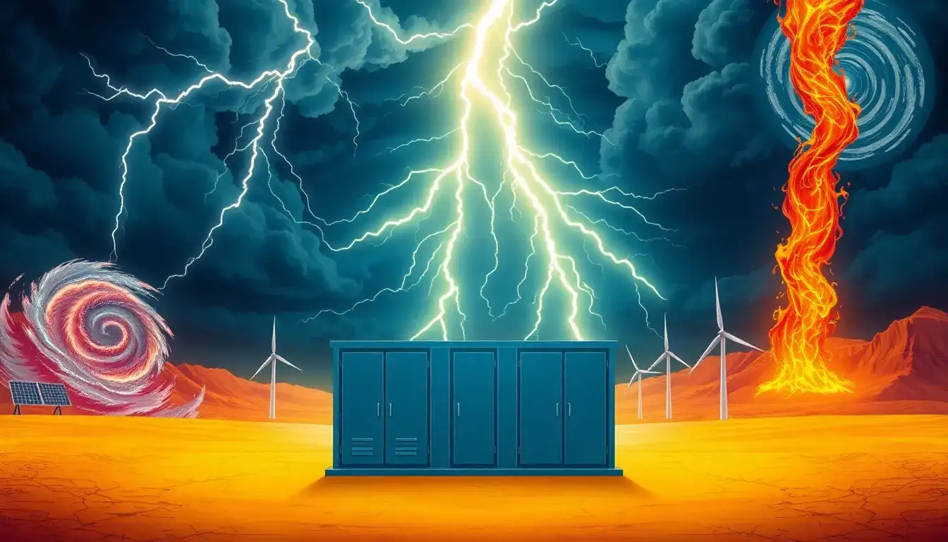 Are there specific types of extreme weather events where utility-scale batteries are most effective