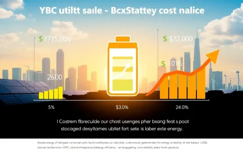 What are the cost projections for utility-scale battery storage over the next decade