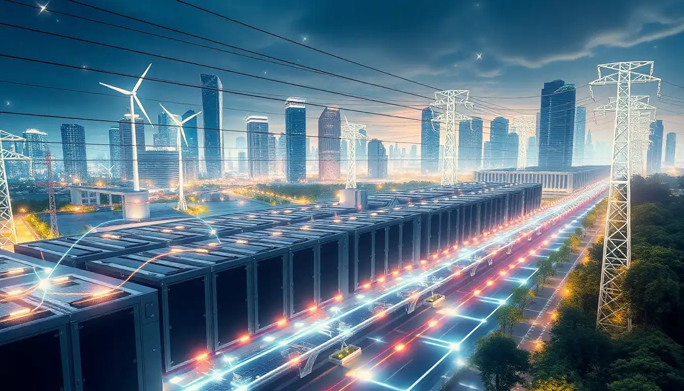 How do utility-scale batteries support the stability of the electricity grid