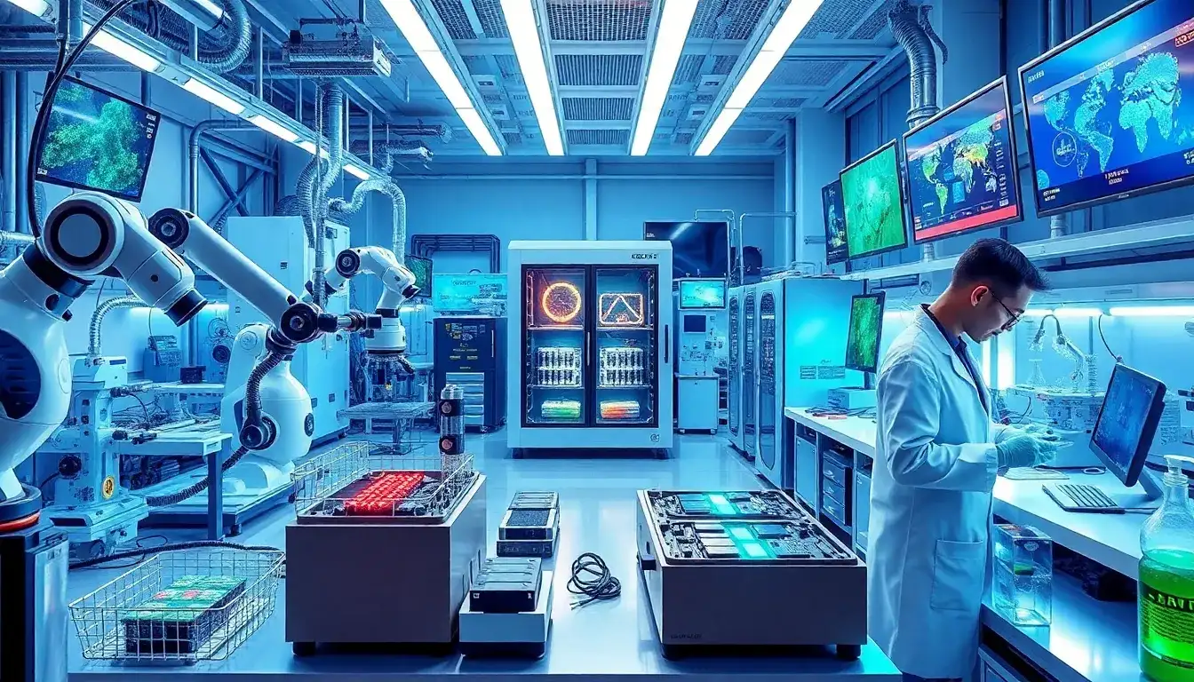 What innovations are being made to improve the recycling of lithium-ion batteries