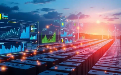 How does battery software contribute to the optimization of utility-scale batteries