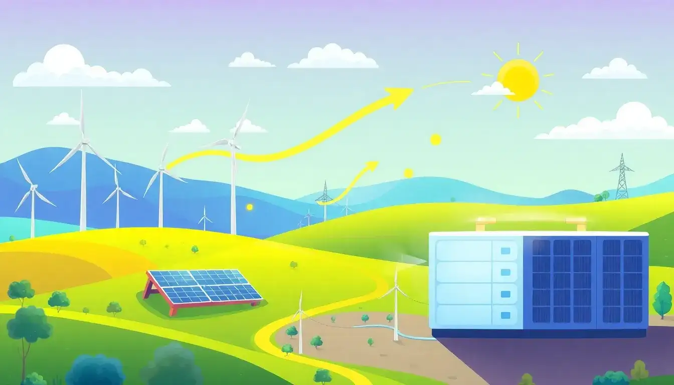 What are the benefits of co-locating utility-scale batteries with variable renewable energy generators