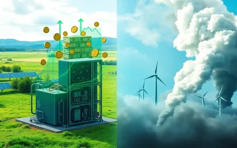 What role do financial incentives play in the emissions impact of utility-scale batteries