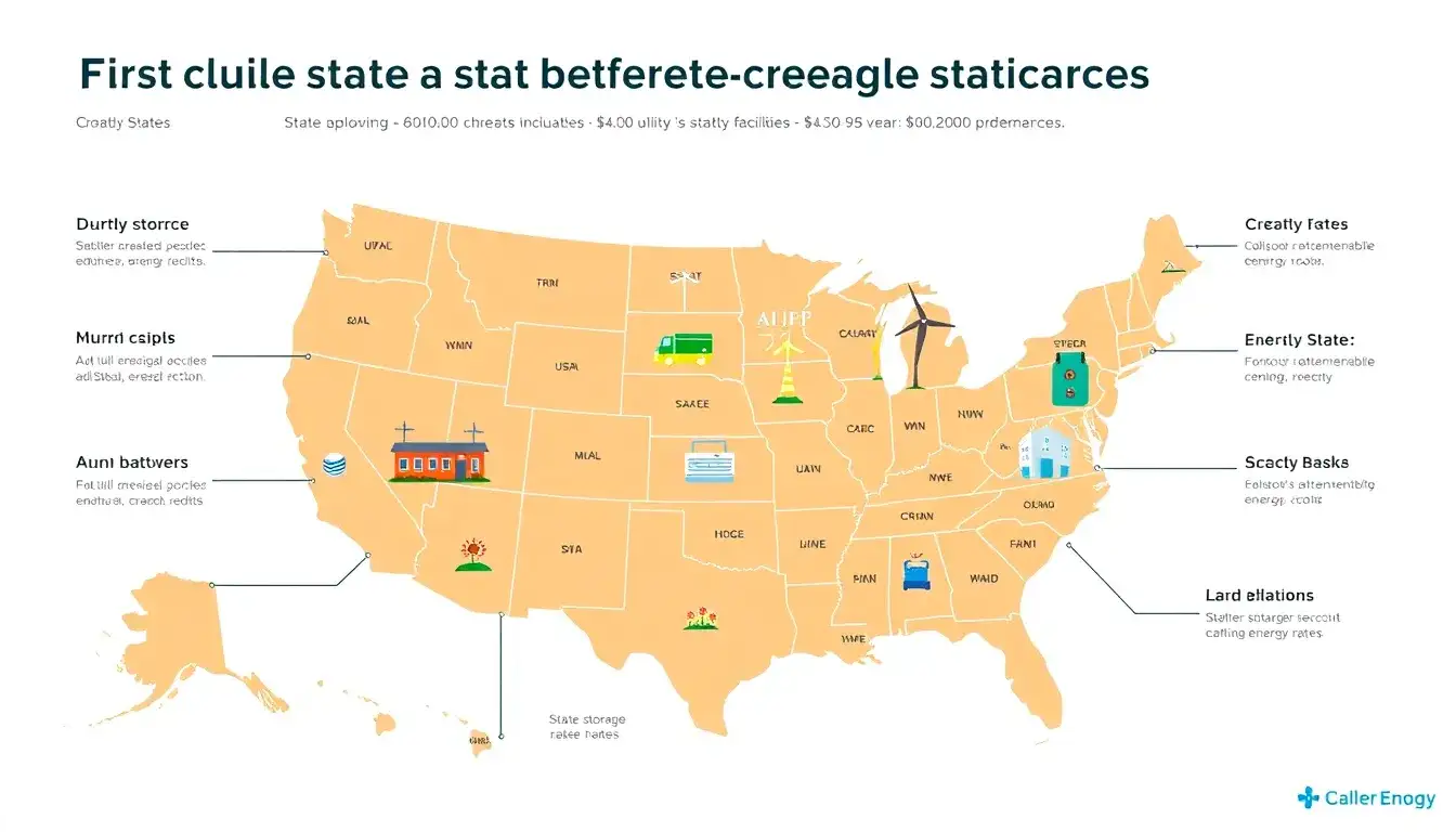 How do state-specific incentives impact the adoption of utility-scale batteries