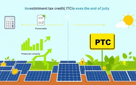 What are the main benefits of choosing ITC over PTC for solar projects