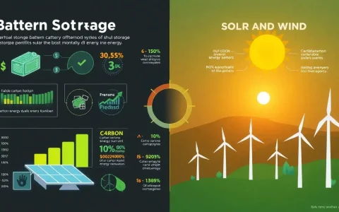 How does the carbon footprint of battery storage compare to renewable energy sources like solar or wind