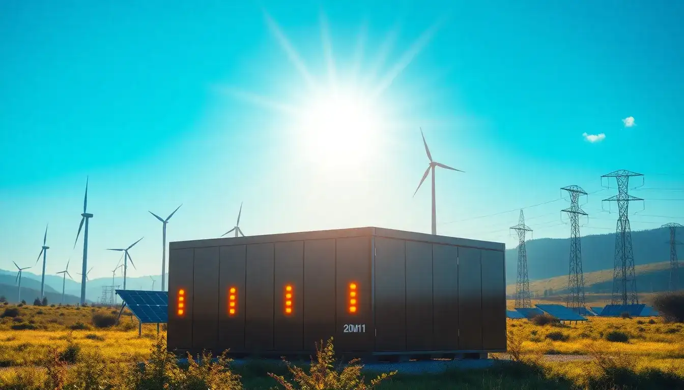 How do utility-scale batteries impact renewable energy integration