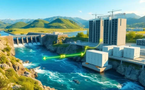How do utility-scale batteries enhance the efficiency of hydropower plants