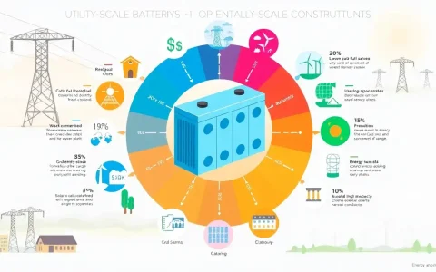 How do utility-scale batteries compare to other grid infrastructure investments in terms of ROI