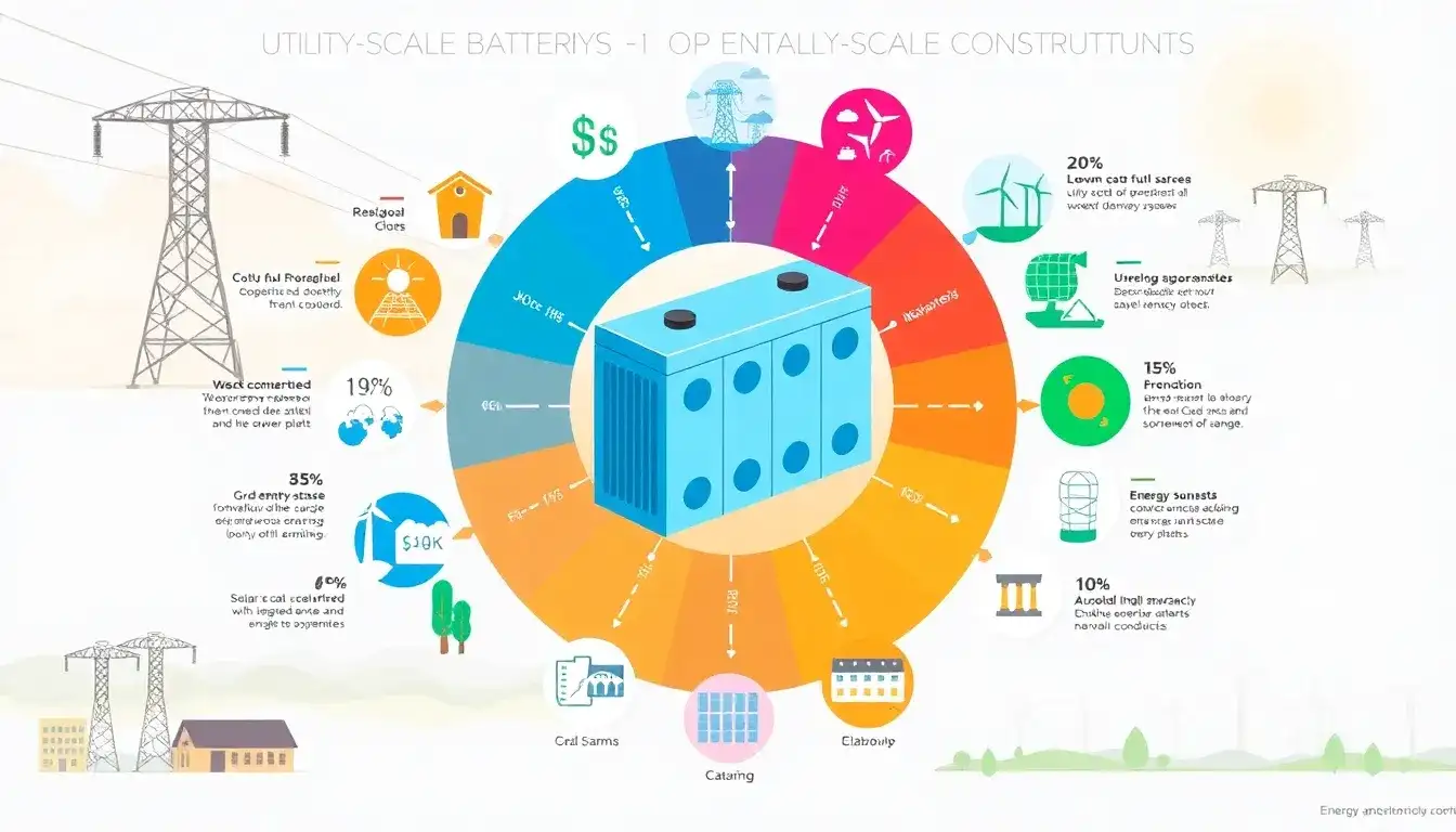 How do utility-scale batteries compare to other grid infrastructure investments in terms of ROI