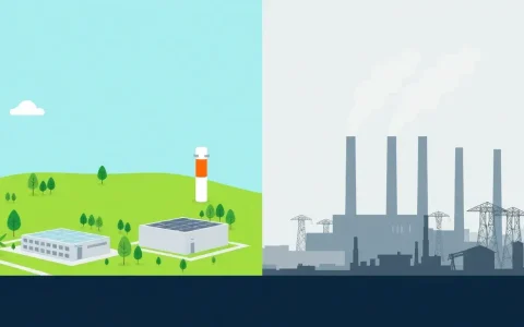 How do utility-scale batteries compare to traditional power plants in terms of emissions