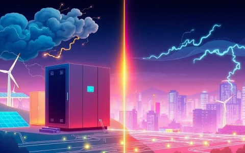 How does battery storage improve the reliability of the grid
