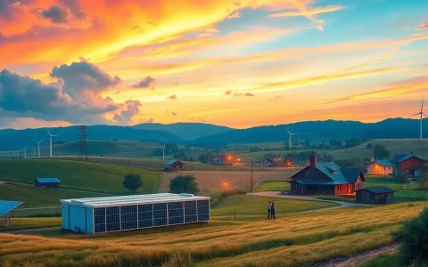 How do utility-scale batteries improve grid resilience in rural areas