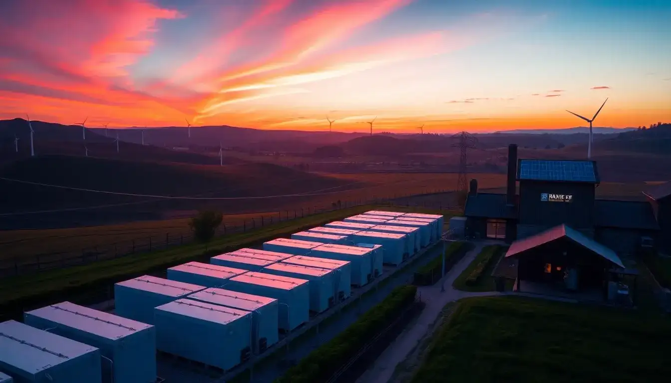 How do utility-scale batteries help reduce peak electricity costs in rural areas