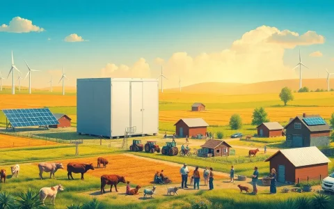 What are the economic benefits of utility-scale batteries for rural communities