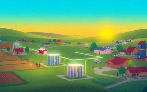 How do utility-scale batteries impact the local tax revenue in rural communities