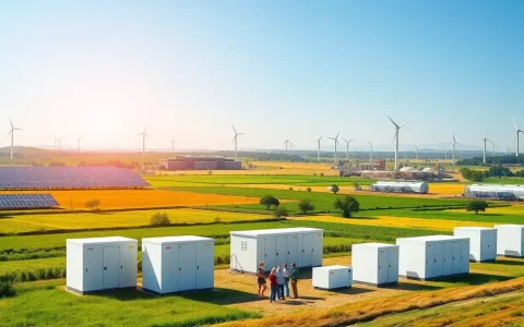 How do utility-scale batteries help reduce reliance on fossil fuels in rural areas