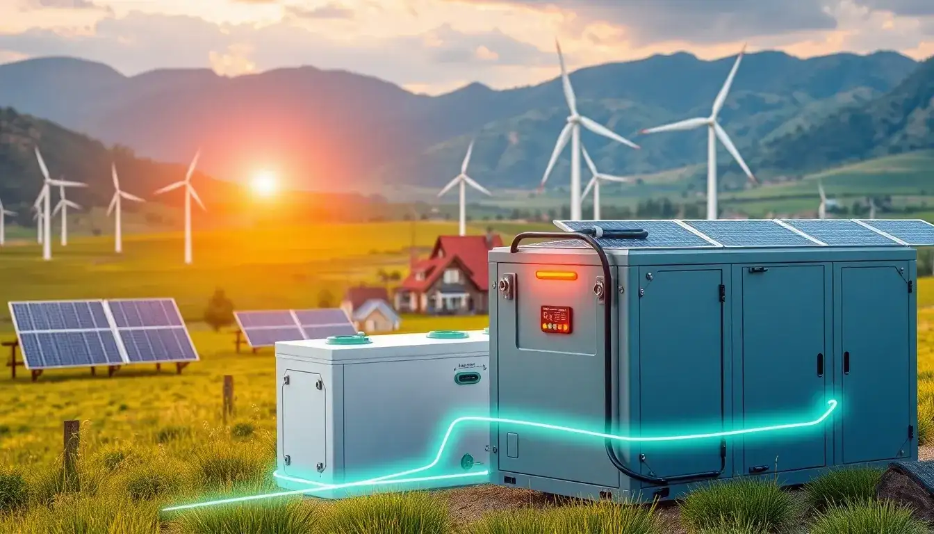 What are the main benefits of using utility-scale batteries in rural energy systems