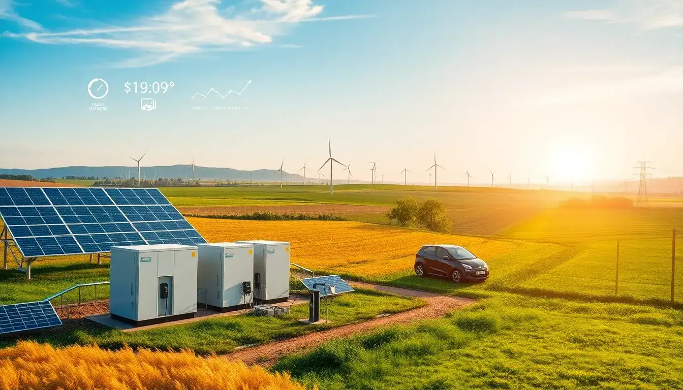 How do utility-scale batteries help in managing peak energy demand in rural areas