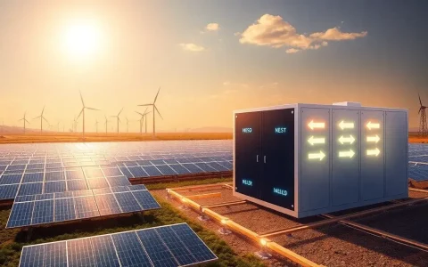 What role do utility-scale batteries play in integrating renewable energy