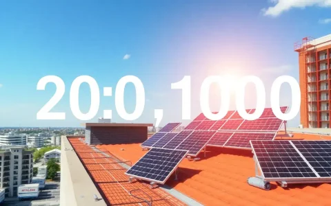 Countdown to Installation: Key Proportions for Distributed Solar Power in Commercial Areas Set at 20% to 100%